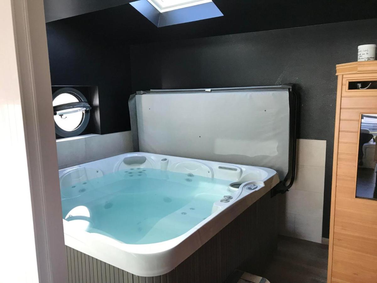 Gite Spa Sauna Piscine Aubin-Saint-Vaast Exterior foto
