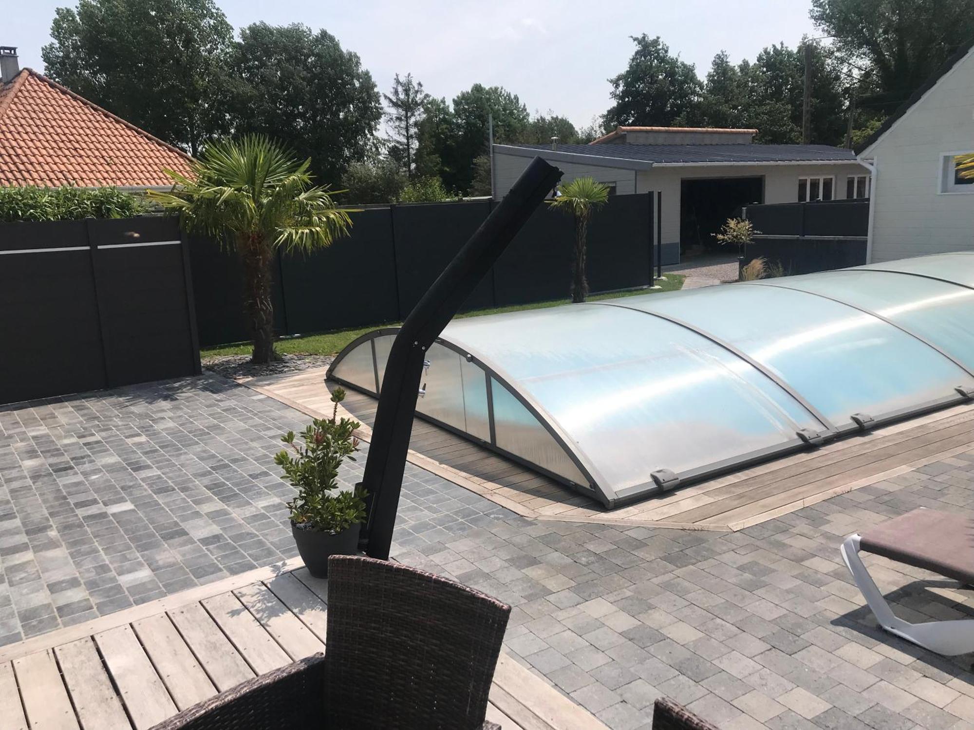 Gite Spa Sauna Piscine Aubin-Saint-Vaast Exterior foto